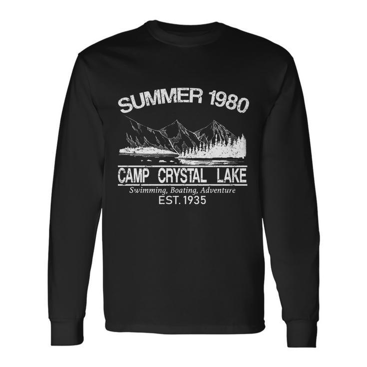 Camp Crystal Lake Tshirt Long Sleeve T-Shirt Gifts ideas