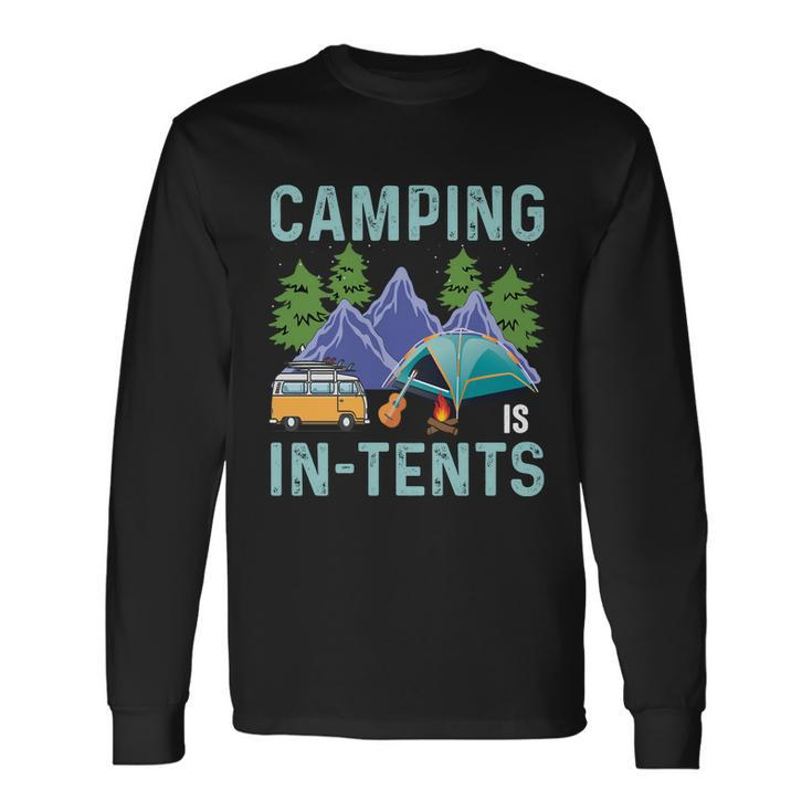 Camping In Tents Long Sleeve T-Shirt