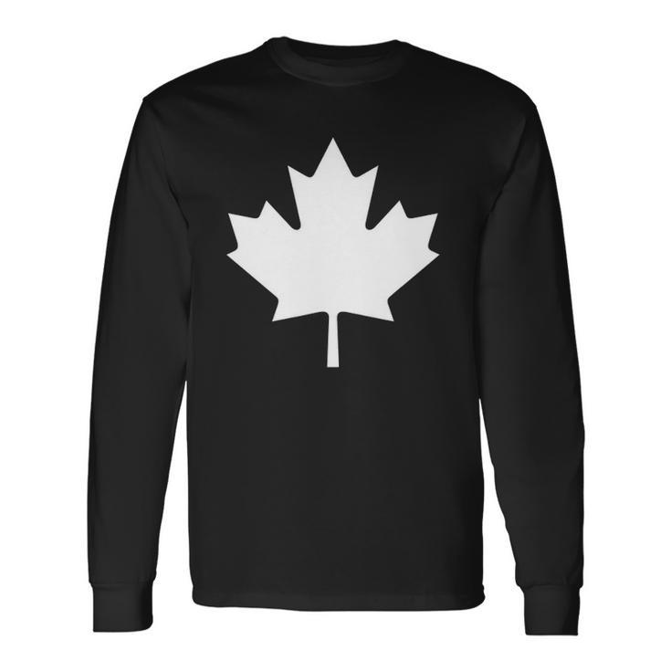 Canadian Flag Maple Leaf Canada Day Long Sleeve T-Shirt T-Shirt
