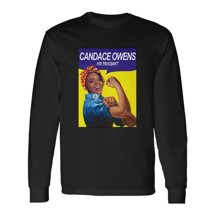 Candace Owens For President Long Sleeve T-Shirt Gifts ideas