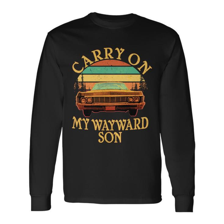 Carry On My Wayward Son Tshirt Long Sleeve T-Shirt