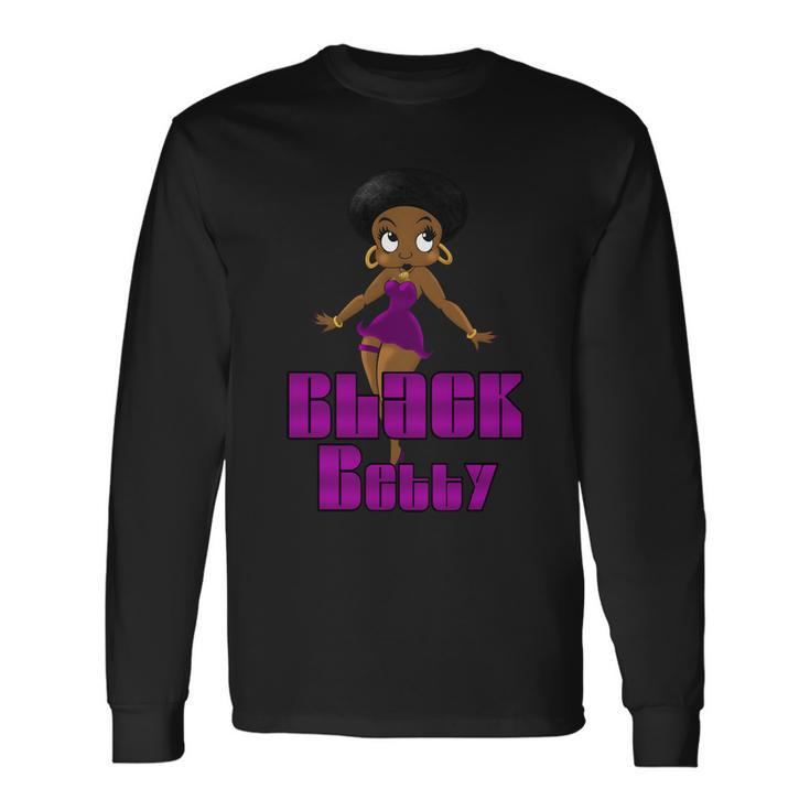 Cartoon Character Black Betty Long Sleeve T-Shirt