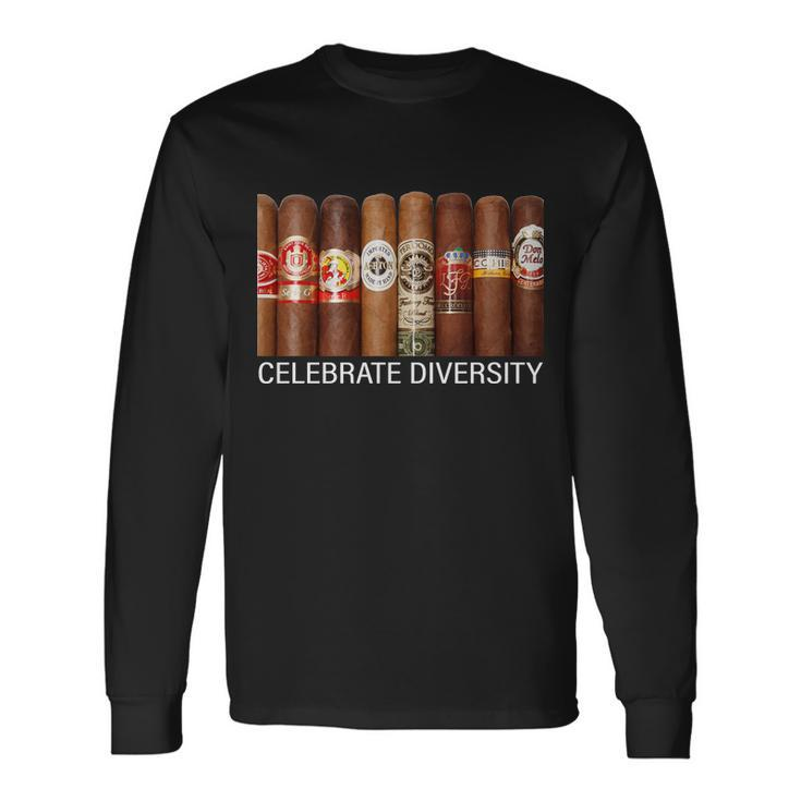 Celebrate Diversity Cigars Long Sleeve T-Shirt