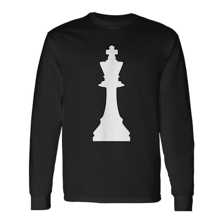 Chess Costume King Halloween Matching Group Friends Long Sleeve T-Shirt