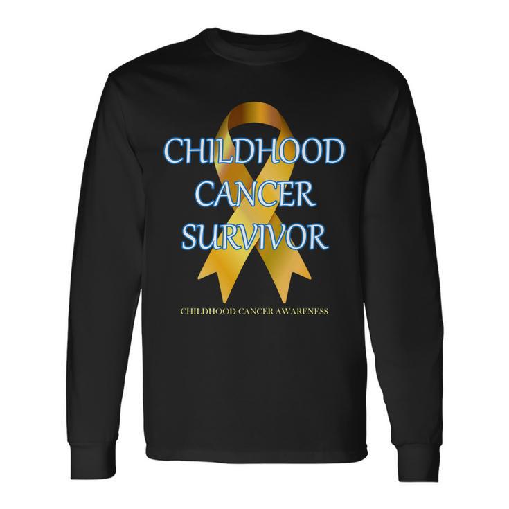 Childhood Cancer Survivor Long Sleeve T-Shirt