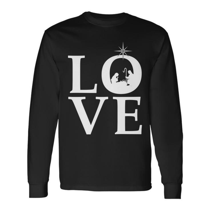 Christmas Nativity Love Long Sleeve T-Shirt