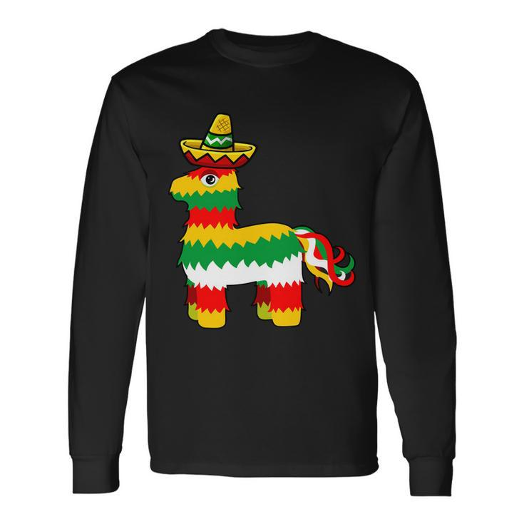Cinco De Mayo Party Pinata Fiesta Sombrero Tshirt Long Sleeve T-Shirt Gifts ideas