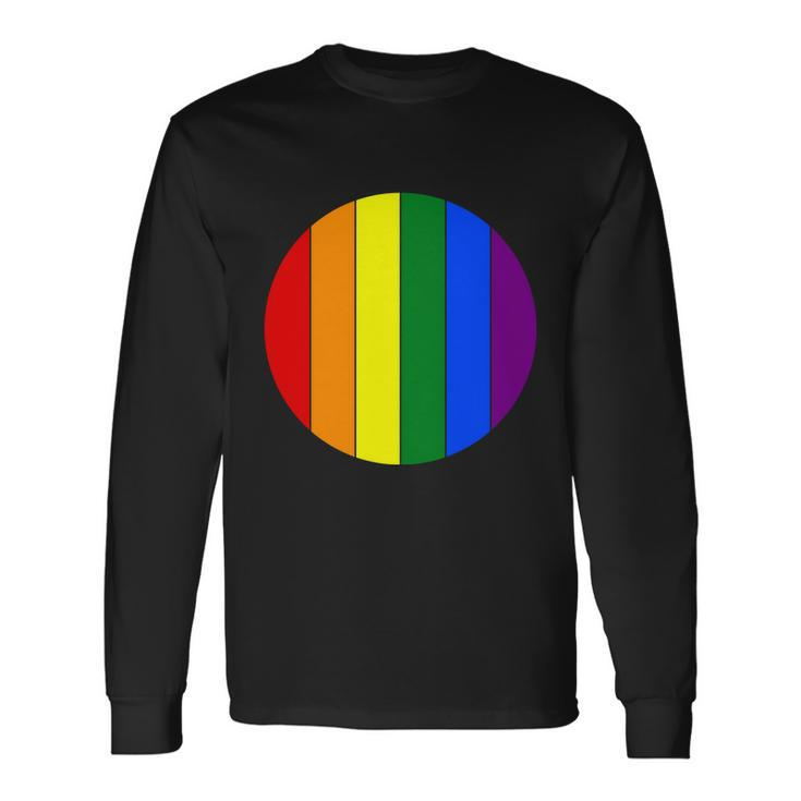 Circle Lgbt Gay Pride Lesbian Bisexual Ally Quote Long Sleeve T-Shirt