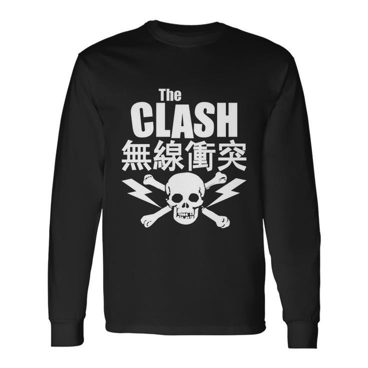 Clash Skull And Bolt Long Sleeve T-Shirt
