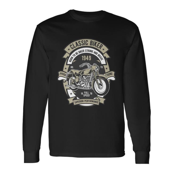 Classic Biker Long Sleeve T-Shirt