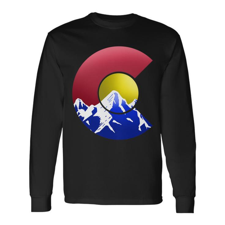 Colorado Mountains Tshirt Long Sleeve T-Shirt