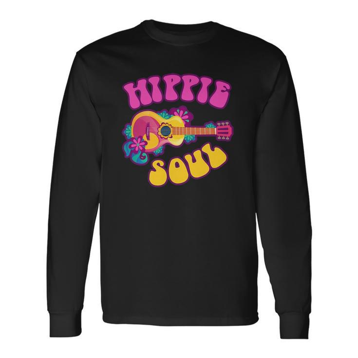 Costume Hippie Soul Halloween Retro Party Long Sleeve T-Shirt T-Shirt