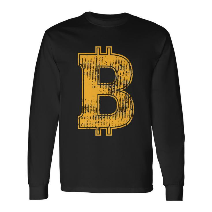 Cryptocurrency Bitcoin B S V G Shirt Long Sleeve T-Shirt