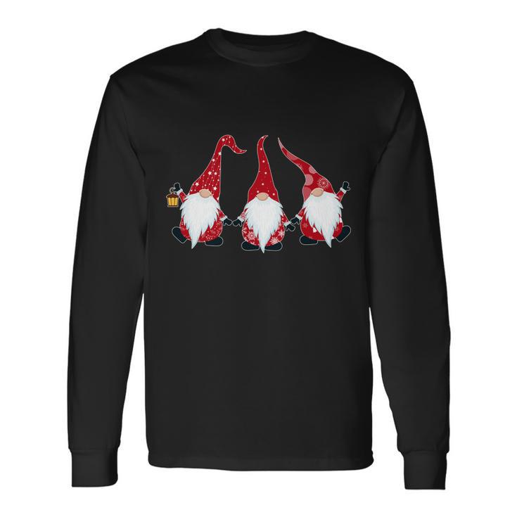 Cute Christmas Gnomes Tshirt Long Sleeve T-Shirt