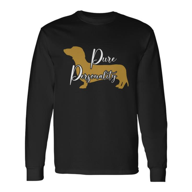 Dachshund Mom Wiener Doxie Mom Cute Doxie Graphic Dog Lover Long Sleeve T-Shirt