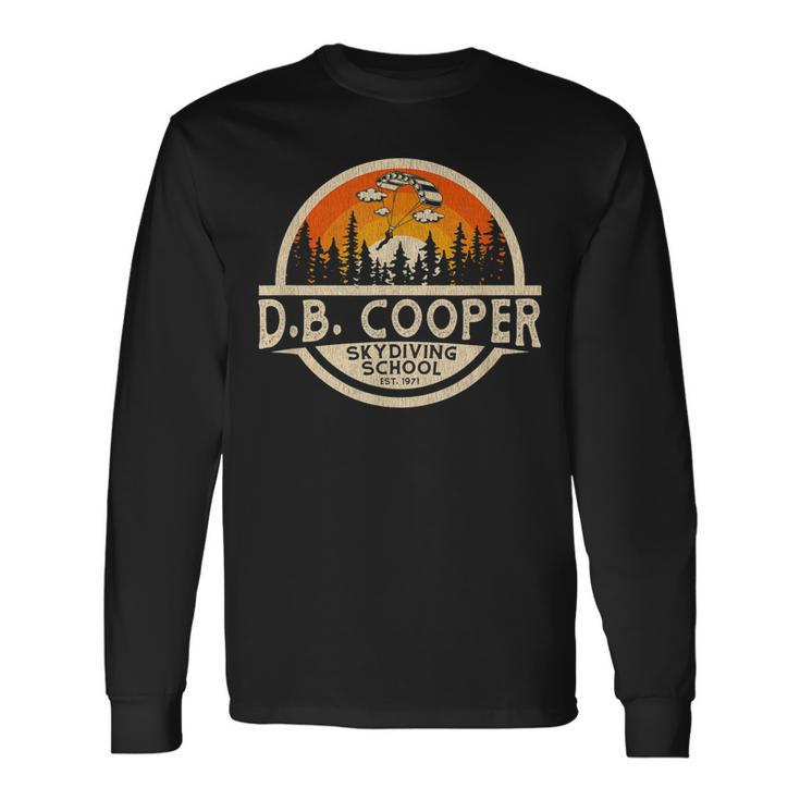 Db Cooper Skydiving School V2 Long Sleeve T-Shirt