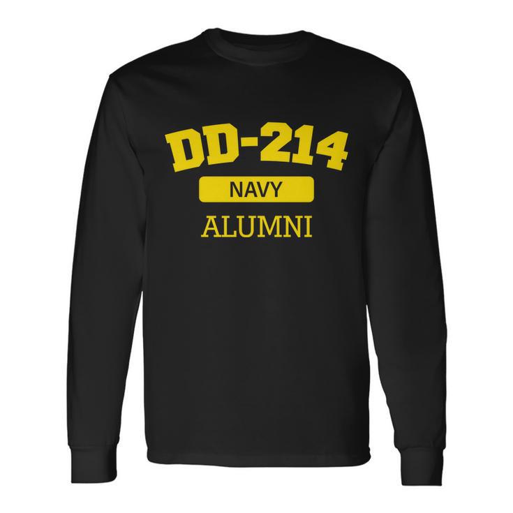 Dd-214 Navy Alumni Tshirt Long Sleeve T-Shirt