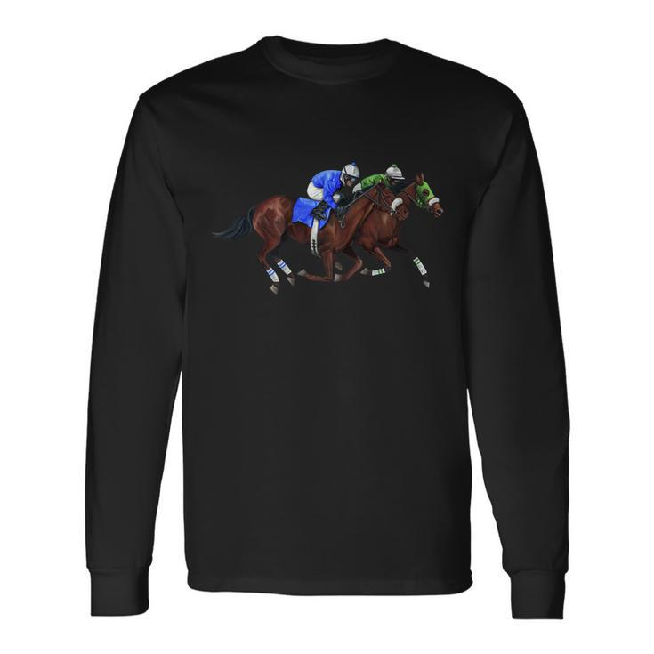 Derby Horse Racing V2 Long Sleeve T-Shirt