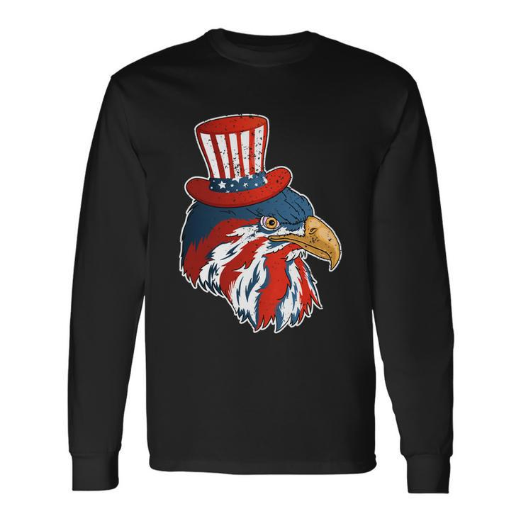 Eagle Mullet 4Th Of July With American Flag Long Sleeve T-Shirt Gifts ideas