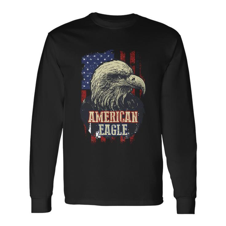 Eagle Mullet 4Th Of July Merica Patriotic American Flag Usa Cool Long Sleeve T-Shirt Gifts ideas