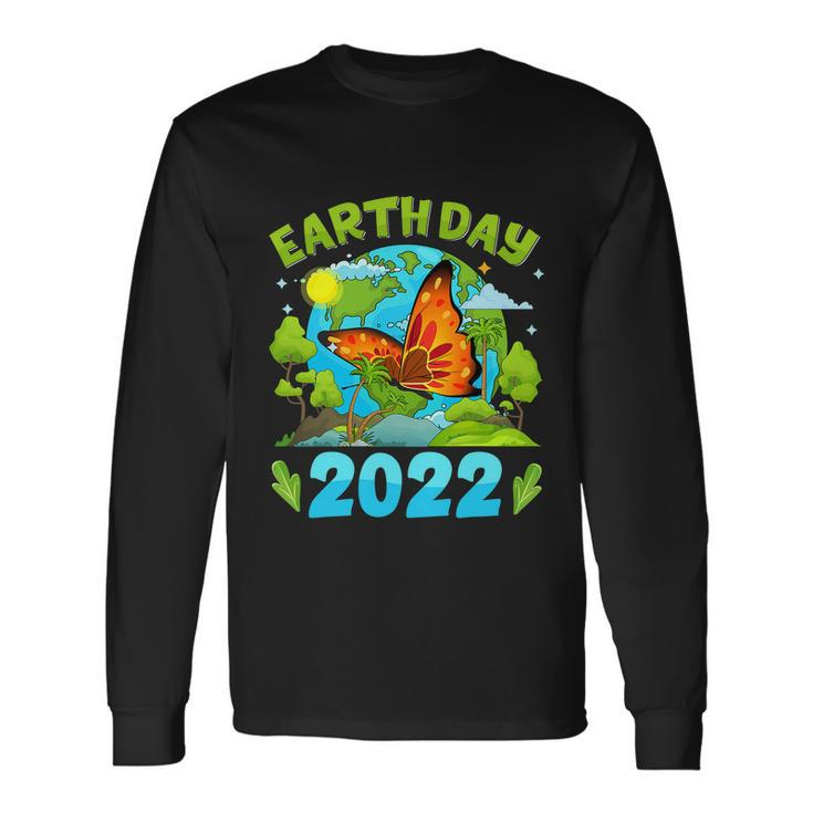 Earth Day 52Nd Anniversary 2022 Butterfly Environmental Long Sleeve T-Shirt