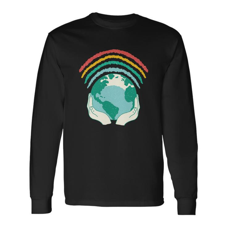 Earth Rainbow V2 Long Sleeve T-Shirt