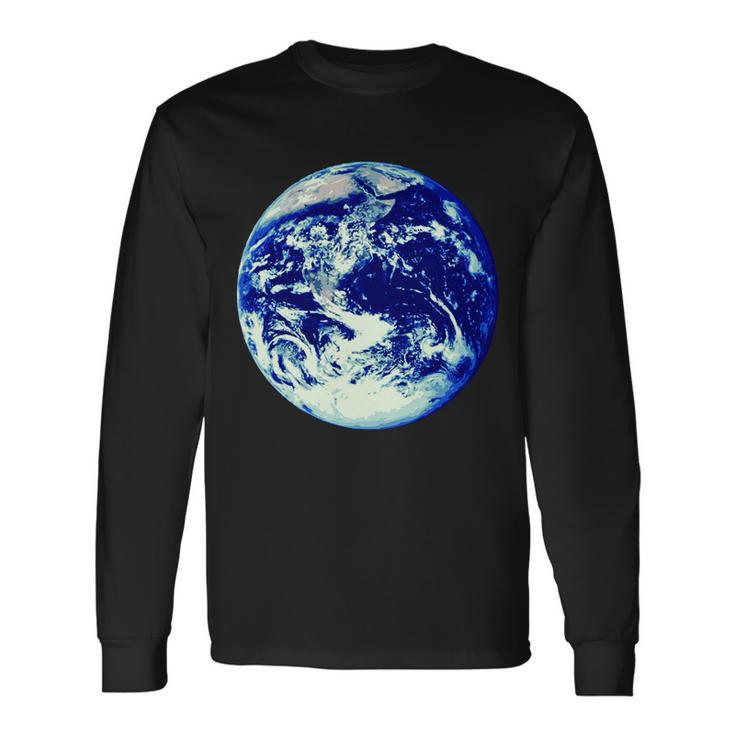 Earth World Tshirt Long Sleeve T-Shirt