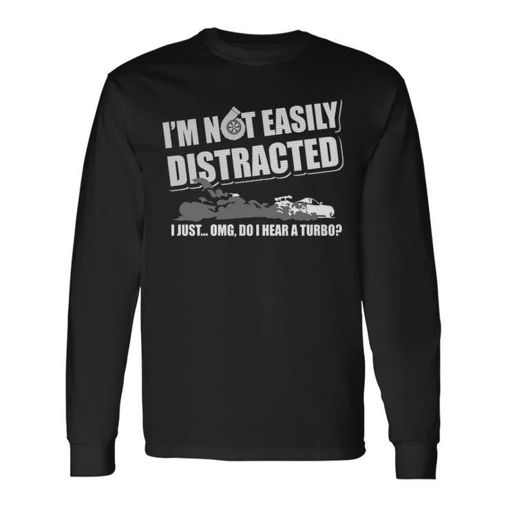 Easily Distracted Turbo Long Sleeve T-Shirt