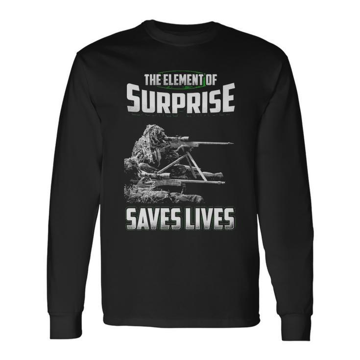The Element Of Surprise Long Sleeve T-Shirt