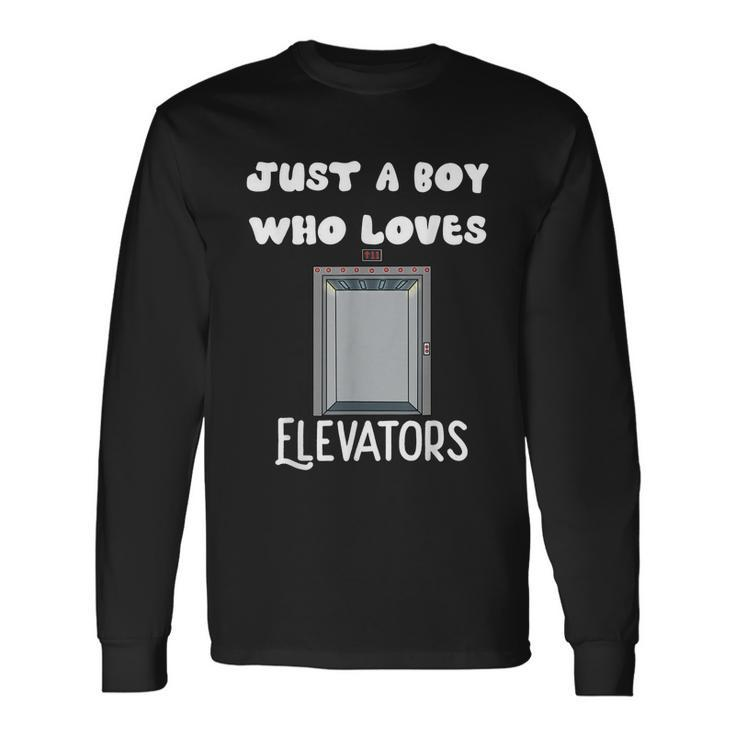 Elevator Boys Ride The Elevator Boys Elevator Long Sleeve T-Shirt
