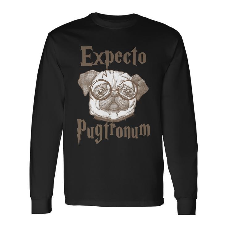 Expecto Pugtronum Pug Long Sleeve T-Shirt