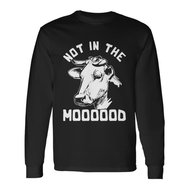 Farm Animal Cow Long Sleeve T-Shirt