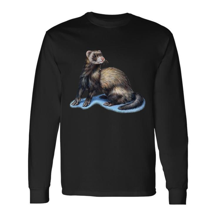 Ferret Wildlife Long Sleeve T-Shirt
