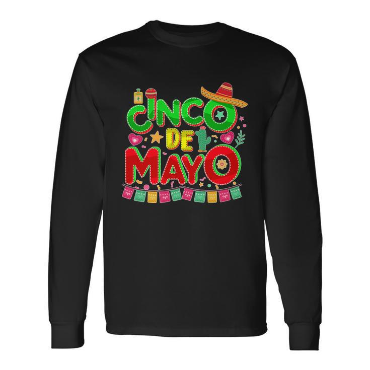Festive Cinco De Mayo Long Sleeve T-Shirt