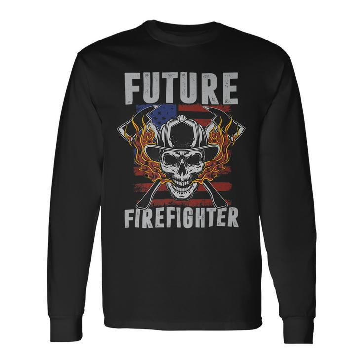 Firefighter Future Firefighter Profession Long Sleeve T-Shirt