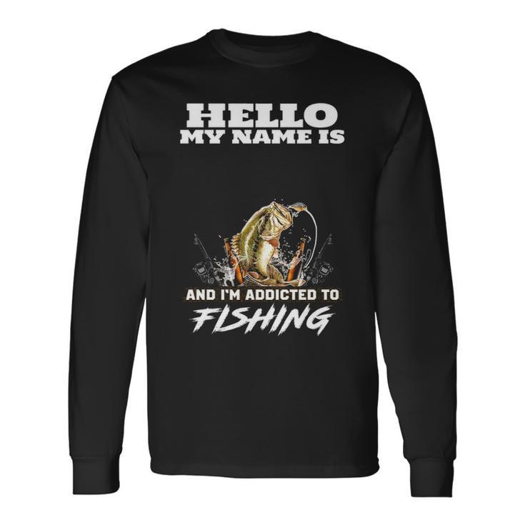 Fishing Addict Long Sleeve T-Shirt