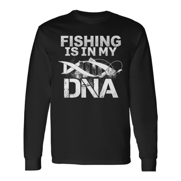 Fishing Dna Long Sleeve T-Shirt Gifts ideas