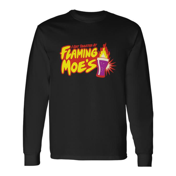 Flaming Moe&S Long Sleeve T-Shirt