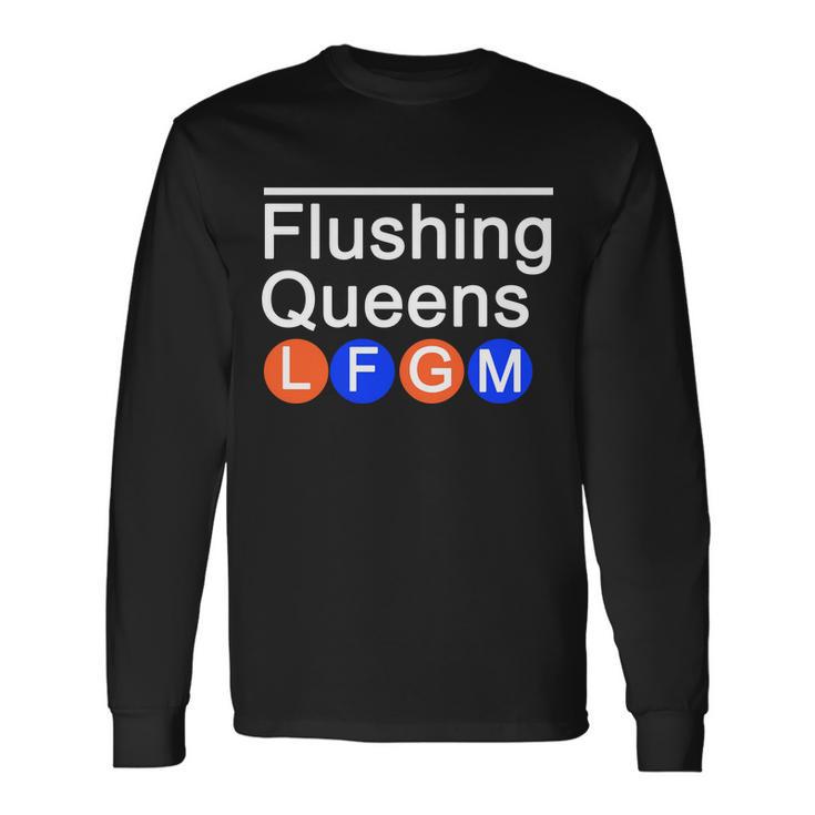 Flushing Queens Lfgm Tshirt Long Sleeve T-Shirt