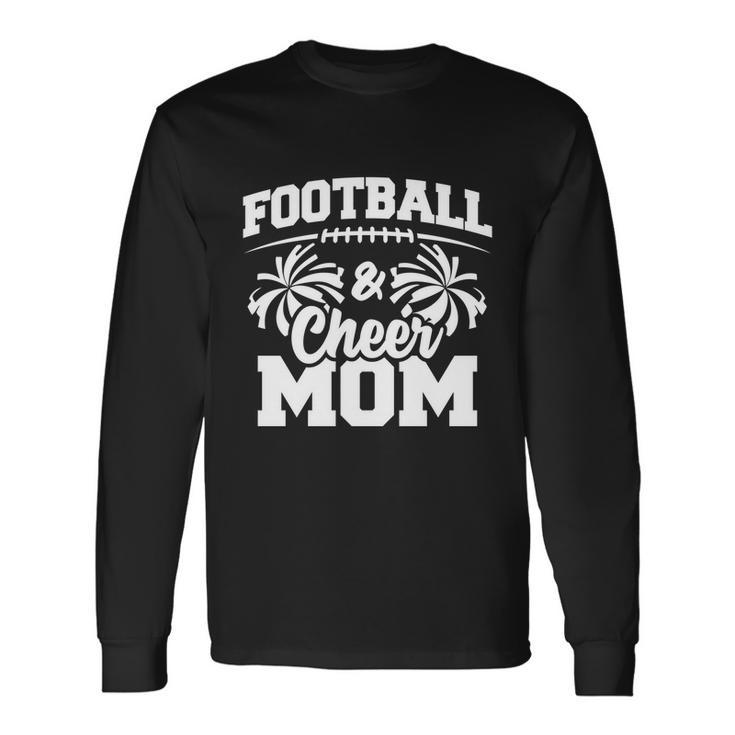 Football Cheer Mom High School Cheerleader Cheerleading Long Sleeve T-Shirt