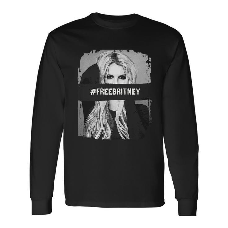 Free Britney Grey Style Long Sleeve T-Shirt