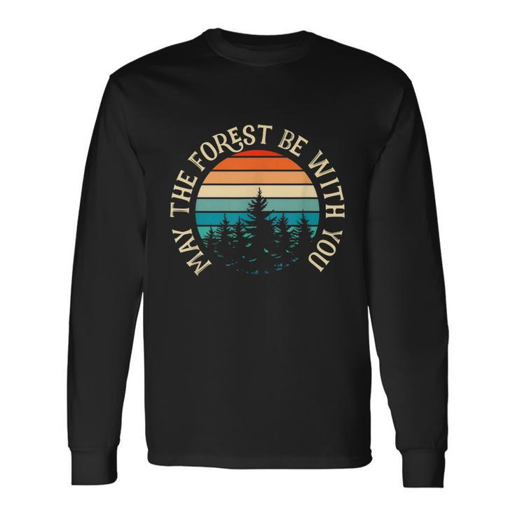 Fun May The Forest Be With You May The Fourth Hiker V2 Long Sleeve T-Shirt
