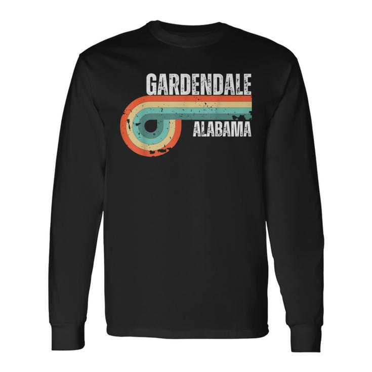 Gardendale City Alabama State Vintage Retro Souvenir Long Sleeve T-Shirt