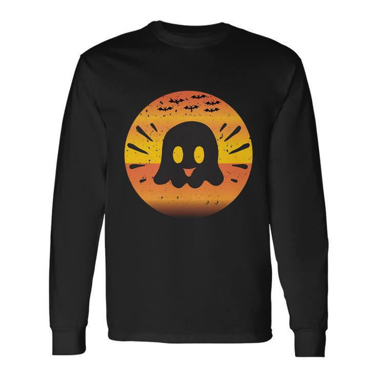 Ghost Boo Halloween Quote V3 Long Sleeve T-Shirt