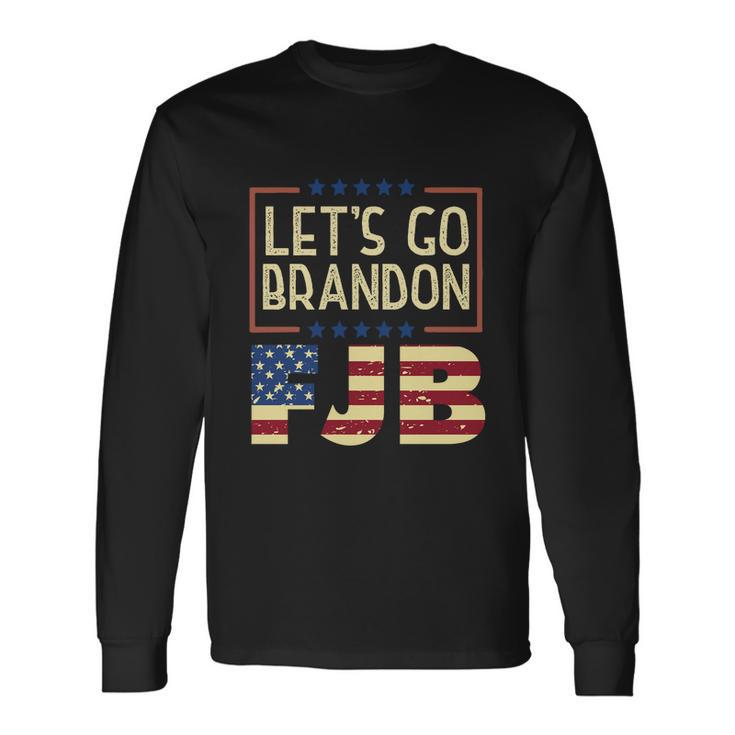 Lets Go Brandon Fjb Meme Long Sleeve T-Shirt