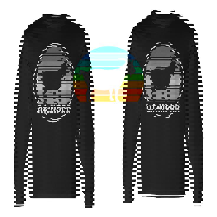 Goat Whisperer Apparel Goat Long Sleeve T-Shirt Gifts ideas