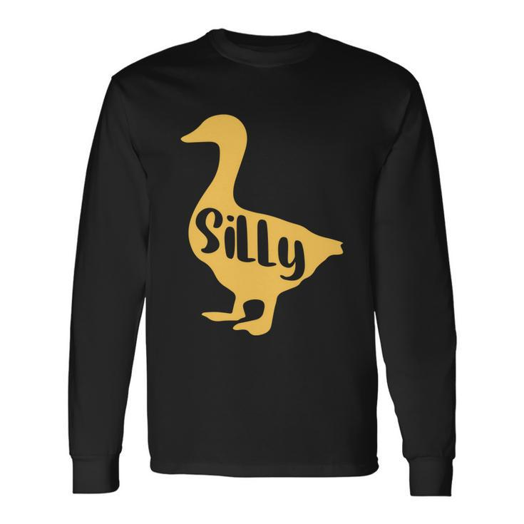 Goose For Canadian Whisperer Silly Bird Long Sleeve T-Shirt