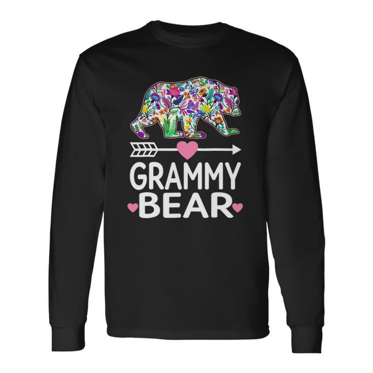 Grammy Bear Floral Matching Outfits Long Sleeve T-Shirt T-Shirt