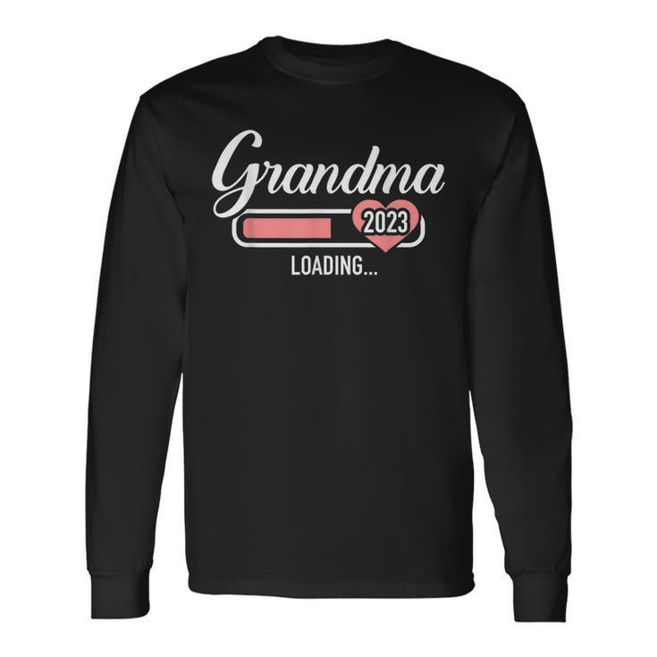 Grandma 2023 Loading For Pregnancy Announcement V2 Long Sleeve T-Shirt