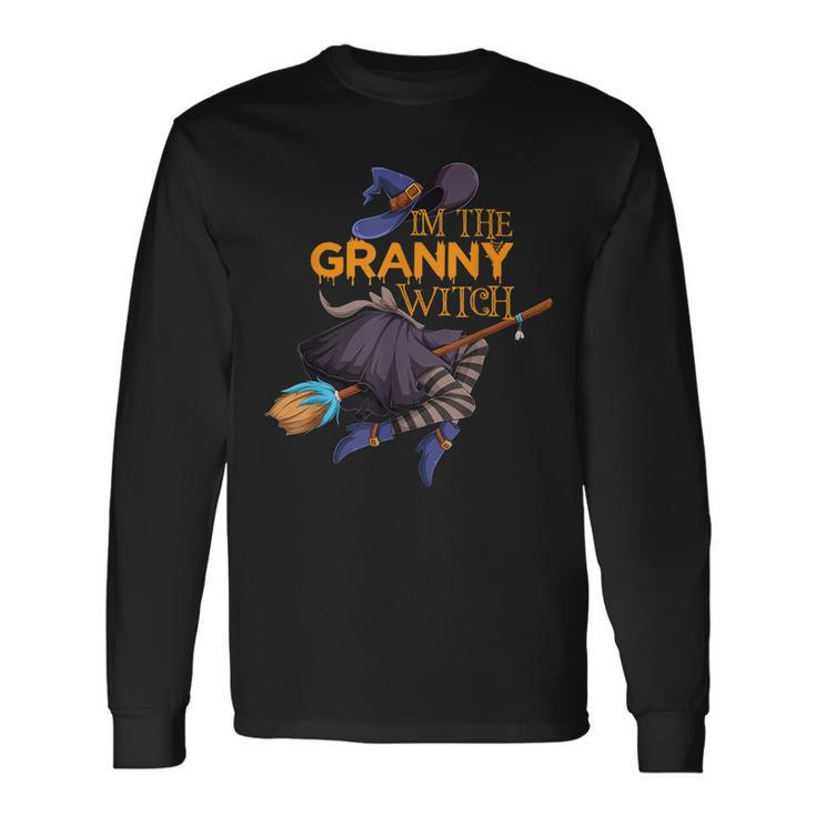 Im The Granny Witch Halloween Matching Group Costume Long Sleeve T-Shirt